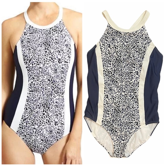 Athleta Other - ATHLETA Zimbabwe Halter Criss-Cross One Piece Swim